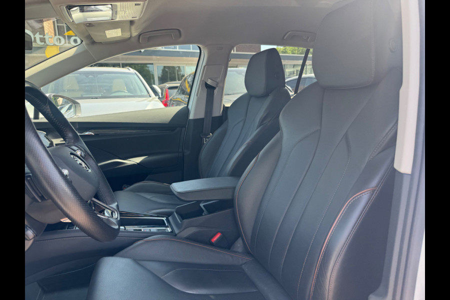 Škoda ENYAQ iV 80 First Edition / SoH 91,4% / Trekhaak / Camera / Leder / CarPlay / Keyless / 21'' / Warmtepomp / Stuur+Stoelverwarming / Dodehoek / DAB / ACC