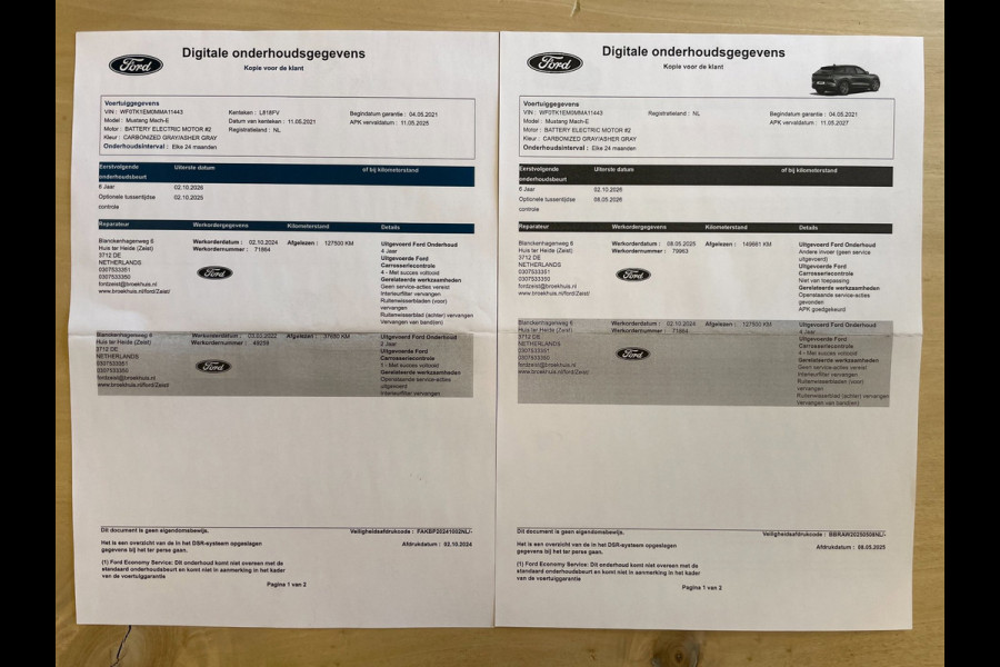 Ford Mustang Mach-E RWD 75 kWh|92% SOH|FULL OPTION|PANO|LEDER|MEMORY|B&O|ACC|360+V+A-CAMERA|CARPLAY|STOEL+STUURVERW|NL|IN BTW|NAP|