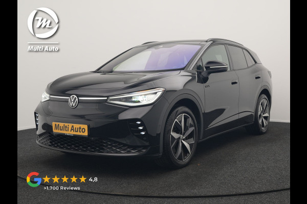 Volkswagen ID.4 GTX 4Motion 77 kWh 299pk Dealer O.H. | Panodak | Adaptive Cruise | Head Up | 360 Camera | Alcantara Sportstoelen Massage & Memory | IQ Light | Sfeerverlichting | Keyless | Blis | Stoelen & Stuur Verwarmd | Apple Carplay |