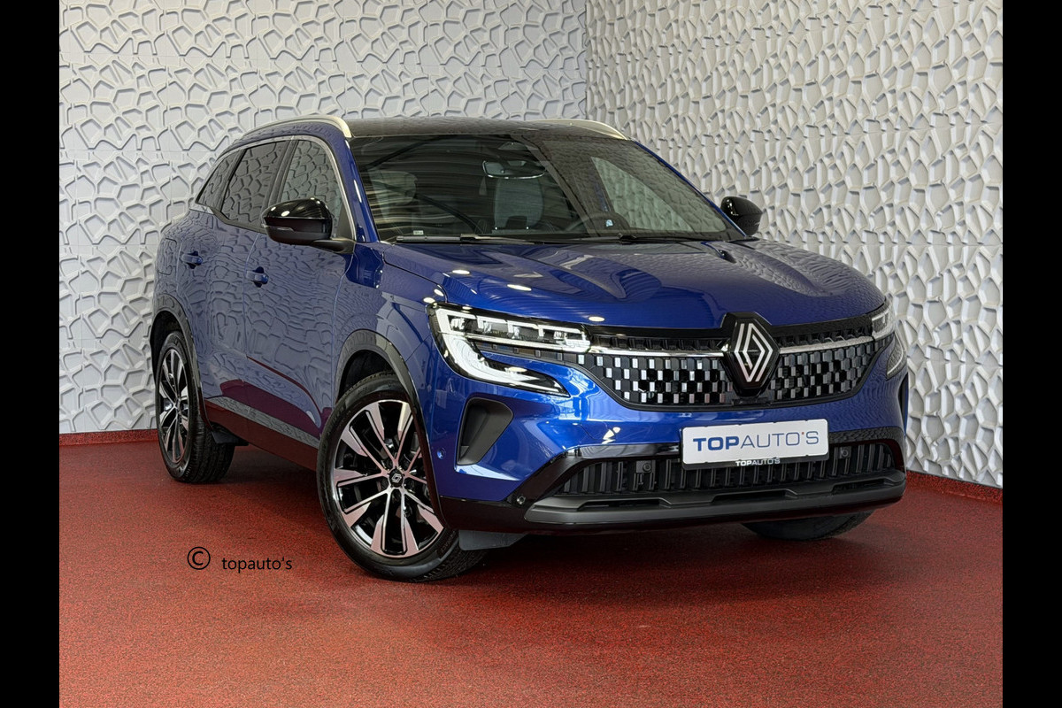 Renault Austral 1.3 MILD HYBRID 4 CILINDER 160PK PANORAMA 1800 KG TREKGEWICHT TECHNO ELEK.KLEP ELEK.STOEL NAVI STOEL/STUUR/RUIT VERW. LED LEER 1800KG MAX TREKGEWICHT ☑️ Top Auto's Altijd meerdere Renault's op voorraad , Type Esprit / Alpine / Evolution / Iconic / Techno ☑️