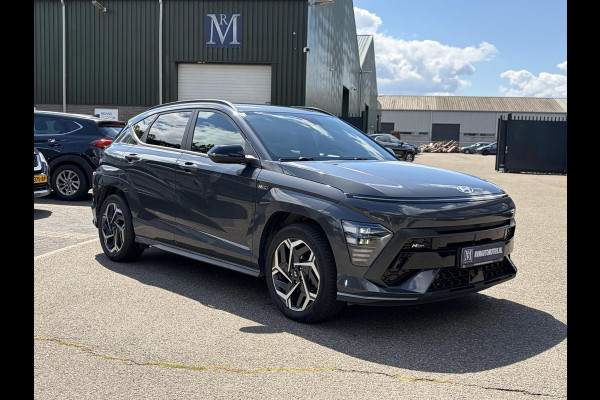 Hyundai Kona 1.6 GDI HEV N Line FULL OPTION|  STOELVERWARMING + VENTILATIE| STUURVERWARMING| ELEK. STOEL| ELEK. ACHTERKLEP| ADAPTIVE CRUISE CONTROL| 360 CAMERA | ALL SEASON BANDEN |