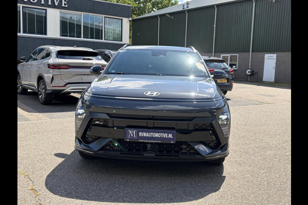 Hyundai Kona 1.6 GDI HEV N Line FULL OPTION|  STOELVERWARMING + VENTILATIE| STUURVERWARMING| ELEK. STOEL| ELEK. ACHTERKLEP| ADAPTIVE CRUISE CONTROL| 360 CAMERA | ALL SEASON BANDEN |