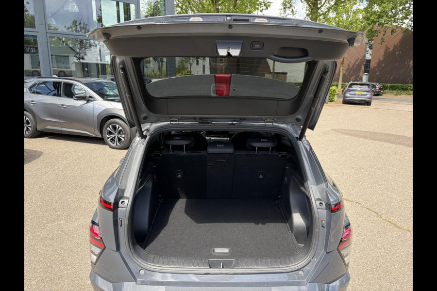 Hyundai Kona 1.6 GDI HEV N Line FULL OPTION|  STOELVERWARMING + VENTILATIE| STUURVERWARMING| ELEK. STOEL| ELEK. ACHTERKLEP| ADAPTIVE CRUISE CONTROL| 360 CAMERA | ALL SEASON BANDEN |