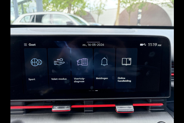 Hyundai Kona 1.6 GDI HEV N Line FULL OPTION|  STOELVERWARMING + VENTILATIE| STUURVERWARMING| ELEK. STOEL| ELEK. ACHTERKLEP| ADAPTIVE CRUISE CONTROL| 360 CAMERA | ALL SEASON BANDEN |