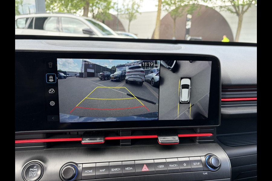 Hyundai Kona 1.6 GDI HEV N Line FULL OPTION|  STOELVERWARMING + VENTILATIE| STUURVERWARMING| ELEK. STOEL| ELEK. ACHTERKLEP| ADAPTIVE CRUISE CONTROL| 360 CAMERA | ALL SEASON BANDEN |