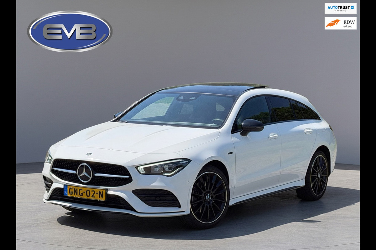 Mercedes-Benz CLA-Klasse Shooting Brake 250 e Premium Plus AMG styling Night edition, panoramadak, sfeerverlichting, stoelverw