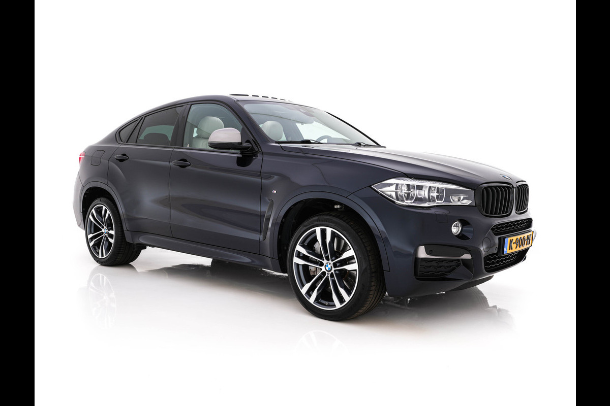 BMW X6 M50d Aut. *PANO |  LEATHER | FULL-LED | HARMAN/KARDON | DIGI-COCKPIT | CAMERA | MEMORY-PACK | HEATED-COMFORTSEATS | NAVI-FULLMAP | SHIFTPADDLES | HEAD-UP | PRIVACYGLASS | 20"ALU*