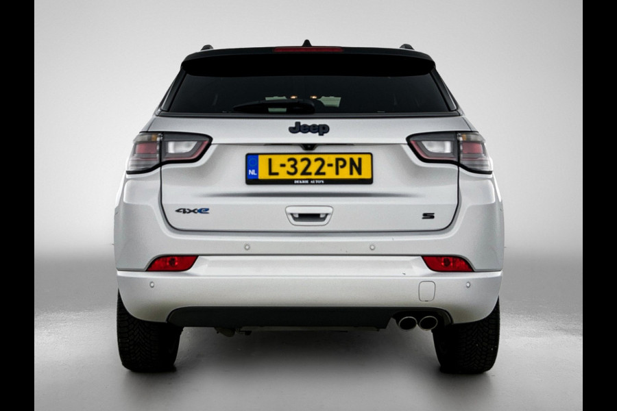Jeep Compass 4xe 240PK Plug-in Hybrid Electric S / Pdc+Camera / Two- Tone / Leder / Stoel-Stuurverwarming / Navigatie / APK 07-2027