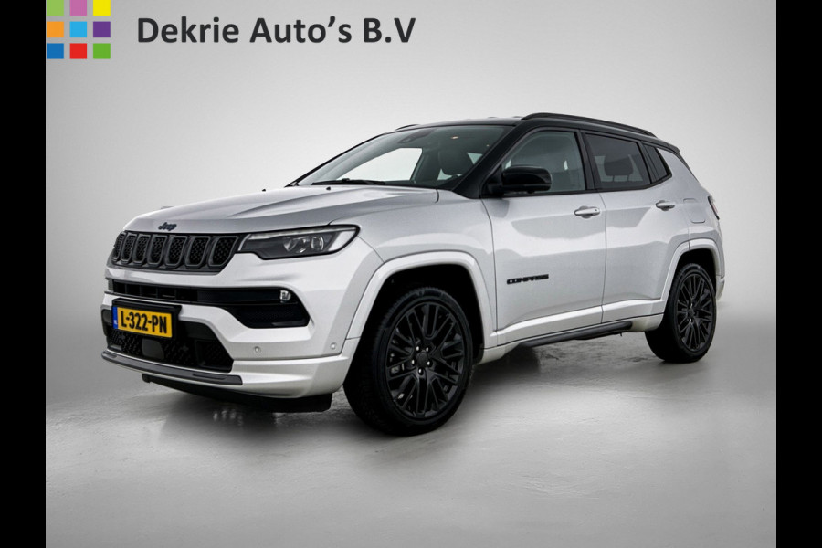 Jeep Compass 4xe 240PK Plug-in Hybrid Electric S / Pdc+Camera / Two- Tone / Leder / Stoel-Stuurverwarming / Navigatie / APK 07-2027