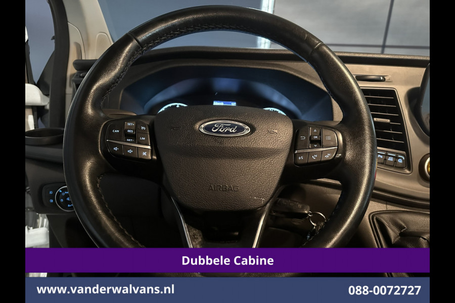 Ford Transit Custom 2.0 TDCI 131pk L2H1 Dubbele Cabine Inrichting Euro6 Airco | 5-Zits | Camera | Cruisecontrol | LED Parkeersensoren, Stoelverwarming, Achterklep, Dakdragers, 2800kg trekvermogen