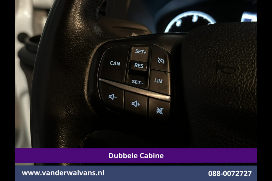 Ford Transit Custom 2.0 TDCI 131pk L2H1 Dubbele Cabine Inrichting Euro6 Airco | 5-Zits | Camera | Cruisecontrol | LED Parkeersensoren, Stoelverwarming, Achterklep, Dakdragers, 2800kg trekvermogen