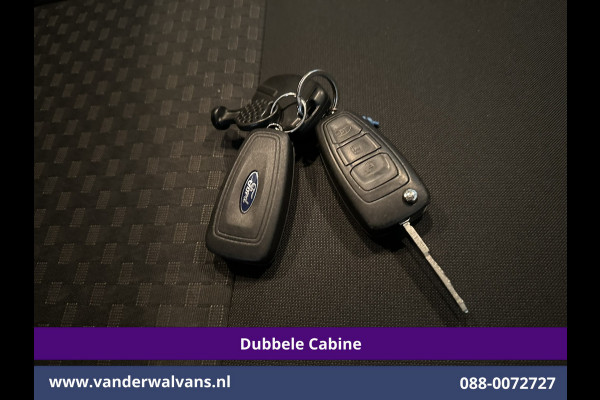 Ford Transit Custom 2.0 TDCI 131pk L2H1 Dubbele Cabine Inrichting Euro6 Airco | 5-Zits | Camera | Cruisecontrol | LED Parkeersensoren, Stoelverwarming, Achterklep, Dakdragers, 2800kg trekvermogen