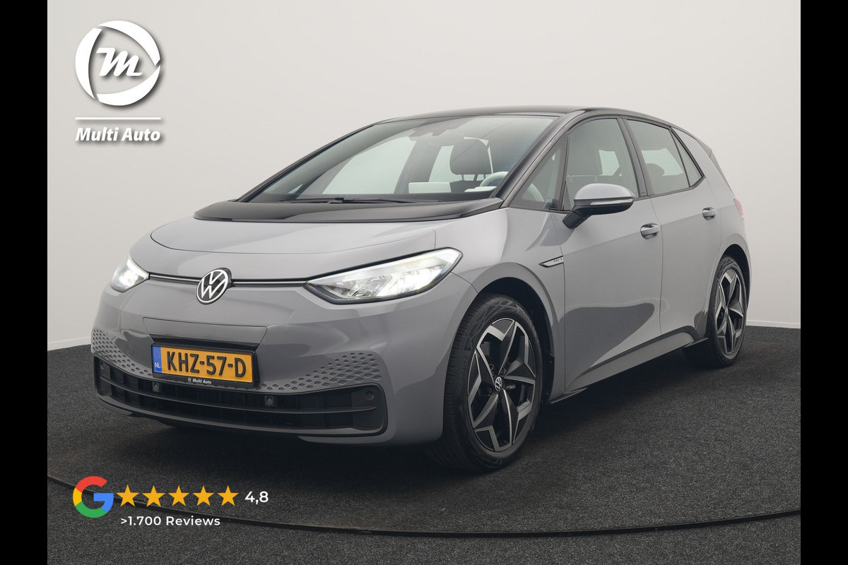 Volkswagen ID.3 Pro S 77 kWh 204pk Dealer O.H. | Adaptive Cruise | Alcantara Sportstoelen & Stuur Verwarmd | Sfeerverlichting | Apple Carplay | Navigatie | DAB | Virtual Cockpit |