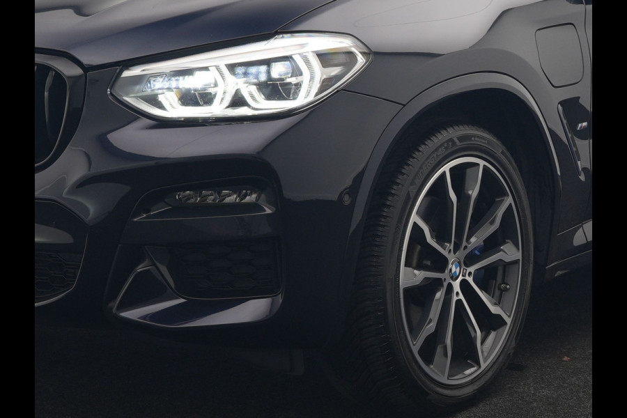 BMW X3 xDrive30e M Sport PHEV 293pk Dealer O.H. | Trekhaak Af Fabriek | Panodak | Head Up | Adaptive Cruise | 360 Camera | Harman / Kardon | Adaptief Onderstel | Lederen Sportstoelen Memory & Verwarmd | Keyless | Blis | Sfeerverlichting |  Plug In Hybrid |