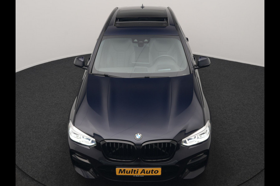 BMW X3 xDrive30e M Sport PHEV 293pk Dealer O.H. | Trekhaak Af Fabriek | Panodak | Head Up | Adaptive Cruise | 360 Camera | Harman / Kardon | Adaptief Onderstel | Lederen Sportstoelen Memory & Verwarmd | Keyless | Blis | Sfeerverlichting |  Plug In Hybrid |