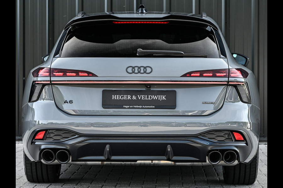 Audi A6 Avant 2.0 e-hybrid quattro S edition Competition | 5 Jaar garantie | Achterasbesturing | B&O | Carbon inleg | Stoelventilatie en Massage | Luchtvering | Panoramadak | Soft close | Keyless | Head-up | 360 camera | Passagiers Display |