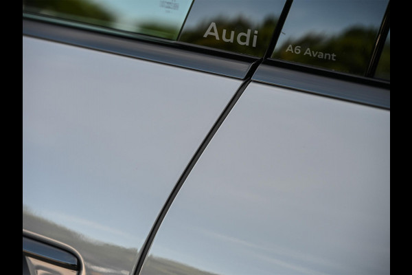 Audi A6 Avant 2.0 e-hybrid quattro S edition Competition | 5 Jaar garantie | Achterasbesturing | B&O | Carbon inleg | Stoelventilatie en Massage | Luchtvering | Panoramadak | Soft close | Keyless | Head-up | 360 camera | Passagiers Display |