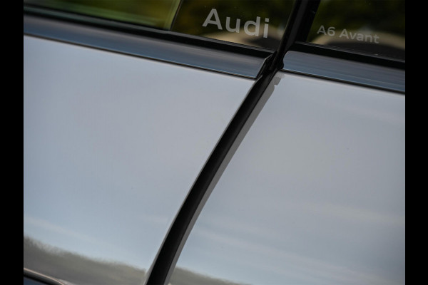 Audi A6 Avant 2.0 e-hybrid quattro S edition Competition | 5 Jaar garantie | Achterasbesturing | B&O | Carbon inleg | Stoelventilatie en Massage | Luchtvering | Panoramadak | Soft close | Keyless | Head-up | 360 camera | Passagiers Display |