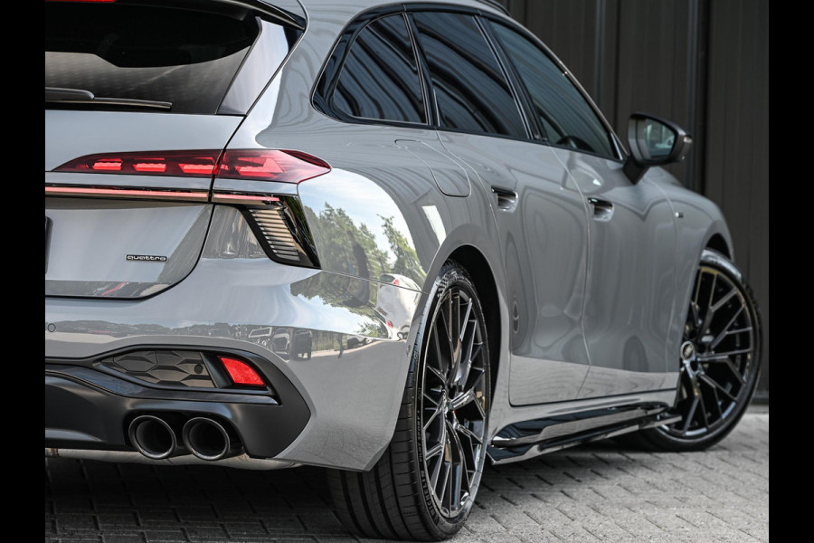 Audi A6 Avant 2.0 e-hybrid quattro S edition Competition | 5 Jaar garantie | Achterasbesturing | B&O | Carbon inleg | Stoelventilatie en Massage | Luchtvering | Panoramadak | Soft close | Keyless | Head-up | 360 camera | Passagiers Display |