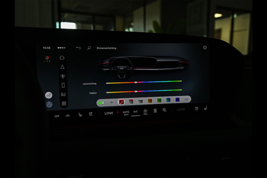Audi A6 Avant 2.0 e-hybrid quattro S edition Competition | 5 Jaar garantie | Achterasbesturing | B&O | Carbon inleg | Stoelventilatie en Massage | Luchtvering | Panoramadak | Soft close | Keyless | Head-up | 360 camera | Passagiers Display |