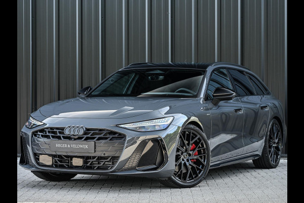 Audi A6 Avant 2.0 e-hybrid quattro S edition Competition | 5 Jaar garantie | Achterasbesturing | B&O | Carbon inleg | Stoelventilatie en Massage | Luchtvering | Panoramadak | Soft close | Keyless | Head-up | 360 camera | Passagiers Display |