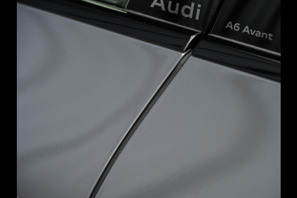 Audi A6 Avant 2.0 e-hybrid quattro S edition Competition | 5 Jaar garantie | Achterasbesturing | B&O | Carbon inleg | Stoelventilatie en Massage | Luchtvering | Panoramadak | Soft close | Keyless | Head-up | 360 camera | Passagiers Display |