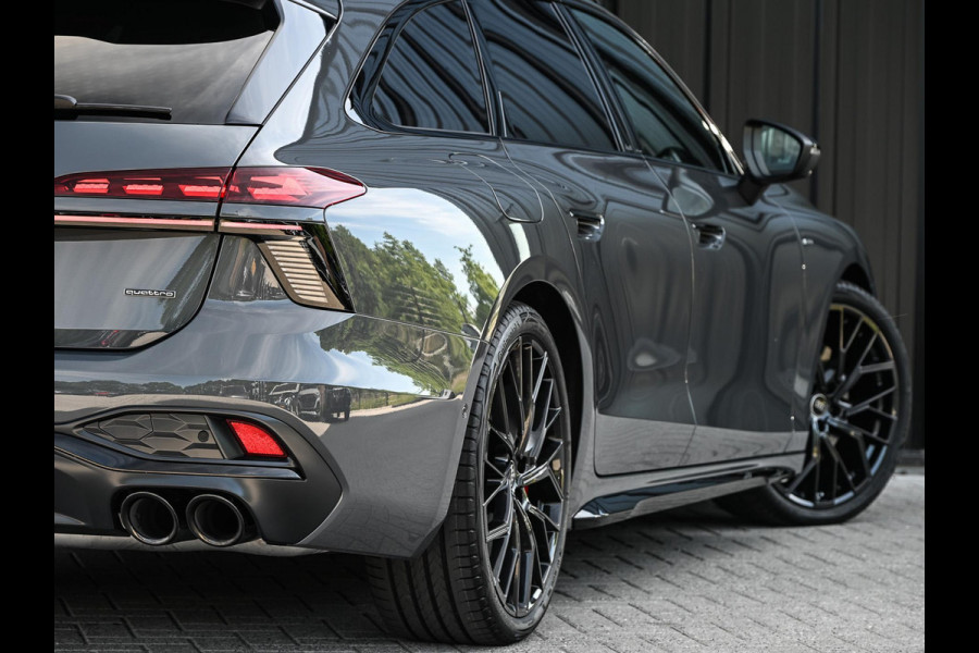 Audi A6 Avant 2.0 e-hybrid quattro S edition Competition | 5 Jaar garantie | Achterasbesturing | B&O | Carbon inleg | Stoelventilatie en Massage | Luchtvering | Panoramadak | Soft close | Keyless | Head-up | 360 camera | Passagiers Display |