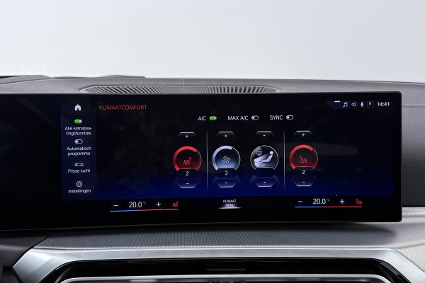 BMW i4 EDrive40 High Executive 84 kWh M-pakket( 1e Eig, Dealer OndH, Panorama, 360 Camera, Addpt Cruise, StoelV, Etc)