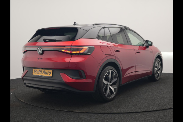 Volkswagen ID.4 GTX 4Motion 77 kWh 299pk Dealer O.H. | Adaptive Cruise | Head Up | 360 Camera | Alcantara Sportstoelen Massage & Memory | IQ Light | Sfeerverlichting | Keyless | Blis | Apple Carplay | Stuur Verwarmd | Navigatie | DAB |