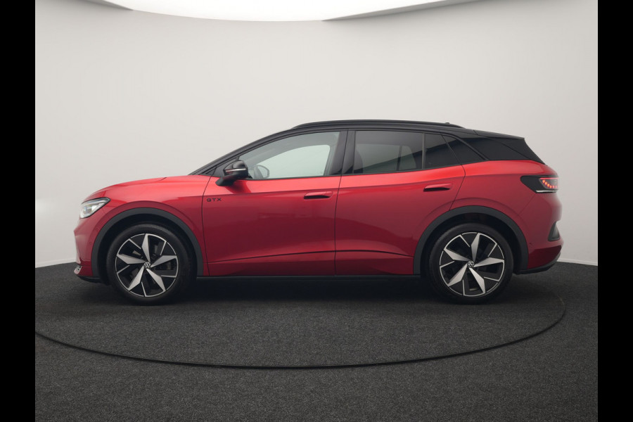 Volkswagen ID.4 GTX 4Motion 77 kWh 299pk Dealer O.H. | Adaptive Cruise | Head Up | 360 Camera | Alcantara Sportstoelen Massage & Memory | IQ Light | Sfeerverlichting | Keyless | Blis | Apple Carplay | Stuur Verwarmd | Navigatie | DAB |