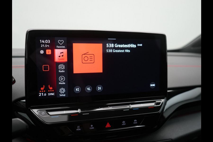 Volkswagen ID.4 GTX 4Motion 77 kWh 299pk Dealer O.H. | Adaptive Cruise | Head Up | 360 Camera | Alcantara Sportstoelen Massage & Memory | IQ Light | Sfeerverlichting | Keyless | Blis | Apple Carplay | Stuur Verwarmd | Navigatie | DAB |