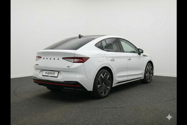 Škoda ENYAQ Coupé iV 80 RS 299PK | Panoramadak | Lederen bekleding | Elektrisch verstelbare voorstoelen met geheugen en massage | Apple Carplay /- Android auto