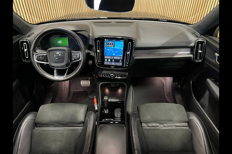 Volvo XC40 Recharge P8 AWD R-Design|89% SOH|1/2 LEDER|ELEK.TREKHAAK+ACHTERKLEP|ACC|STUUR+STOELVERW V+A|CARPLAY/ANDROID|NAP|NL|1EIG