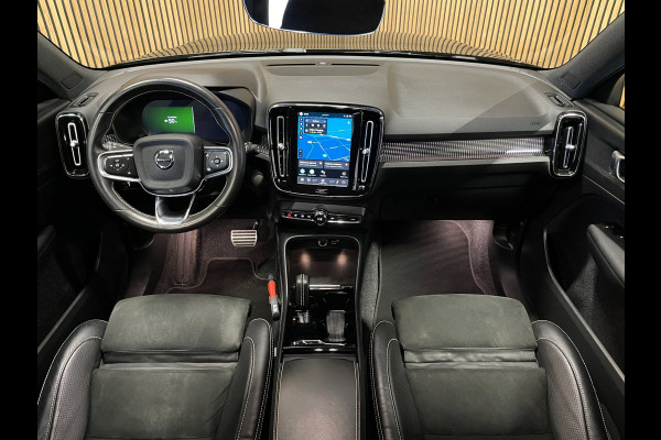 Volvo XC40 Recharge P8 AWD R-Design|89% SOH|1/2 LEDER|ELEK.TREKHAAK+ACHTERKLEP|ACC|STUUR+STOELVERW V+A|CARPLAY/ANDROID|NAP|NL|1EIG