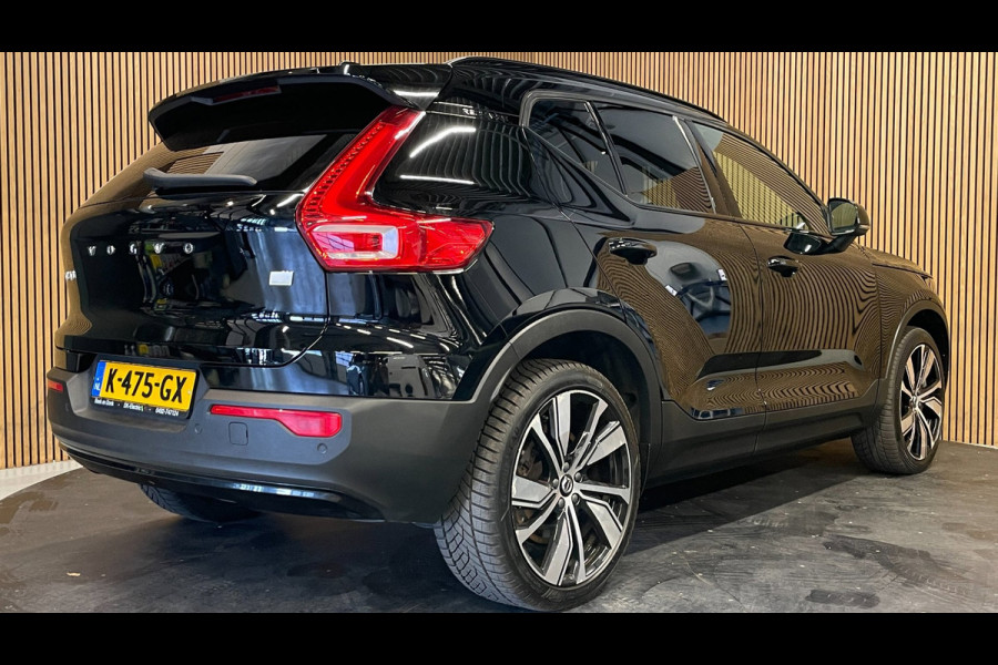 Volvo XC40 Recharge P8 AWD R-Design|89% SOH|1/2 LEDER|ELEK.TREKHAAK+ACHTERKLEP|ACC|STUUR+STOELVERW V+A|CARPLAY/ANDROID|NAP|NL|1EIG