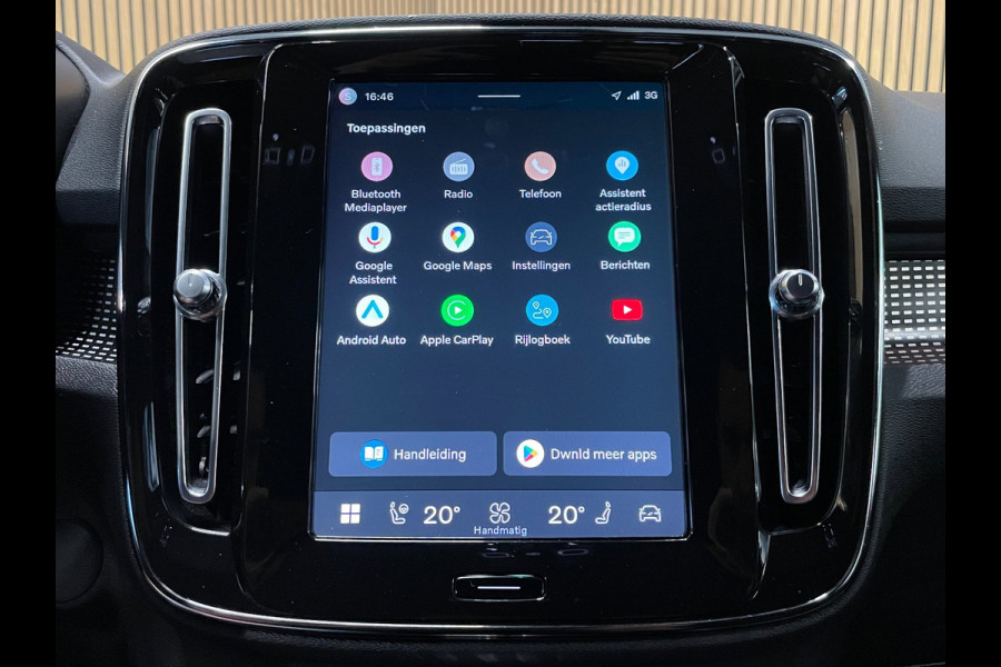 Volvo XC40 Recharge P8 AWD R-Design|89% SOH|1/2 LEDER|ELEK.TREKHAAK+ACHTERKLEP|ACC|STUUR+STOELVERW V+A|CARPLAY/ANDROID|NAP|NL|1EIG