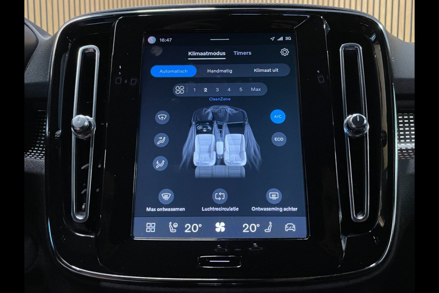 Volvo XC40 Recharge P8 AWD R-Design|89% SOH|1/2 LEDER|ELEK.TREKHAAK+ACHTERKLEP|ACC|STUUR+STOELVERW V+A|CARPLAY/ANDROID|NAP|NL|1EIG