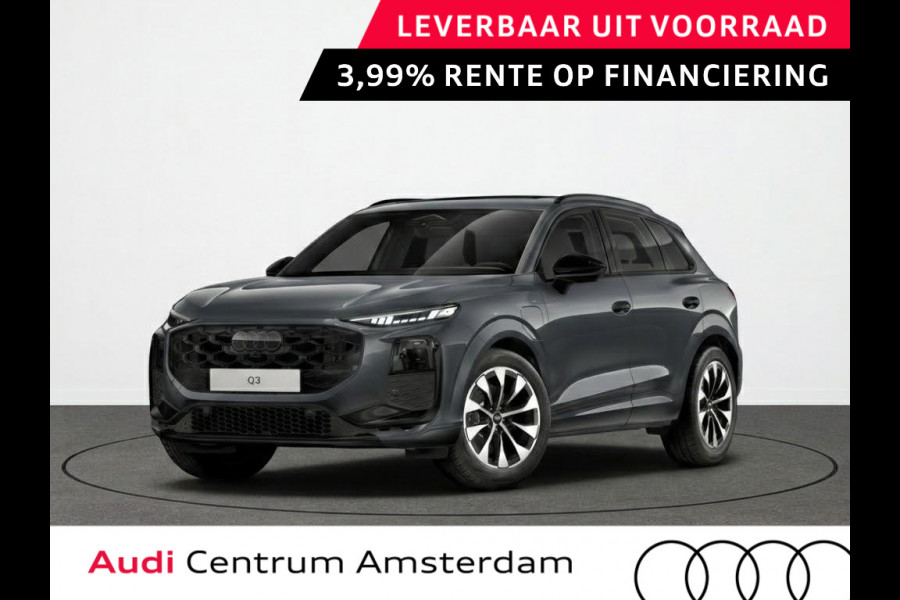 Audi Q3 S edition e-hybrid 272 pk | Techniekpakket plus | Panorama-glasdak | Optiekpakket zwart-glanzend | Trekhaak mech. zwenkbaar |