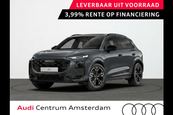 Audi Q3 S edition e-hybrid 272 pk | Panorama-glasdak | Optiekpakket zwart-glanzend | Sportstoelen zwart leder | Techniekpakket plus |