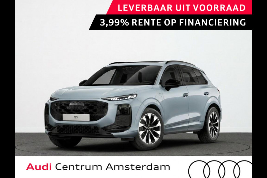 Audi Q3 S edition e-hybrid 272 pk | Techniekpakket plus | Panorama-glasdak | Optiekpakket zwart-glanzend | Trekhaak mech. zwenkbaar |