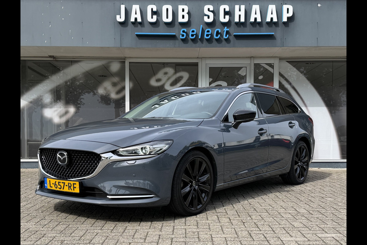 Mazda 6 Sportbreak 2.0 SkyActiv-G 165 Luxury / Automaat / Camera / Carplay / verw. & gev. v. stoelen / Leder /