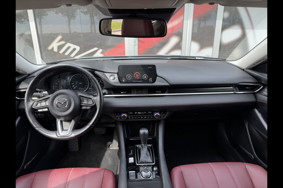 Mazda 6 Sportbreak 2.0 SkyActiv-G 165 Luxury / Automaat / Camera / Carplay / verw. & gev. v. stoelen / Leder /