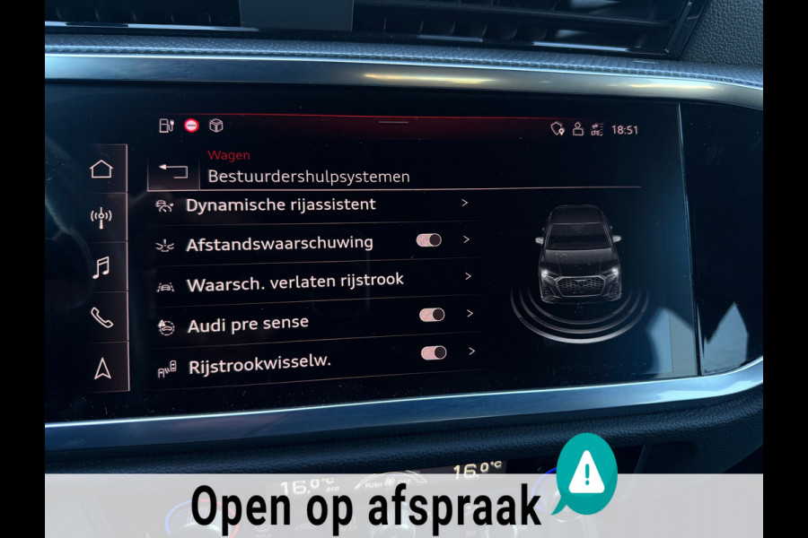 Audi Q3 Sportback 45 TFSI e 3x S-Line MATRIX PANO SFEER TREKHAAK KEYLESS