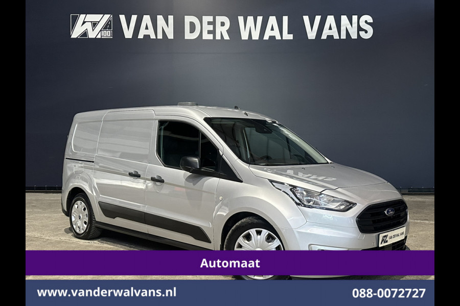 Ford Transit Connect 1.5 EcoBlue 120pk Automaat L2H1 Inrichting Euro6 Airco | 2x Zijdeur | 3-Zits | Camera | Navigatie | Cruisecontrol Apple Carplay, Android Auto, Stoelverwarming, Verwarmde voorruit, Parkeersensoren, Bijrijdersbank