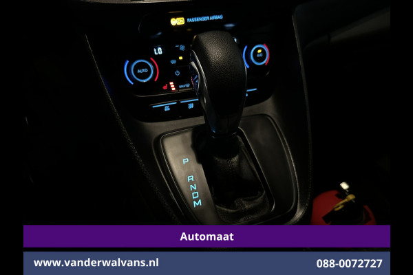 Ford Transit Connect 1.5 EcoBlue 120pk Automaat L2H1 Inrichting Euro6 Airco | 2x Zijdeur | 3-Zits | Camera | Navigatie | Cruisecontrol Apple Carplay, Android Auto, Stoelverwarming, Verwarmde voorruit, Parkeersensoren, Bijrijdersbank