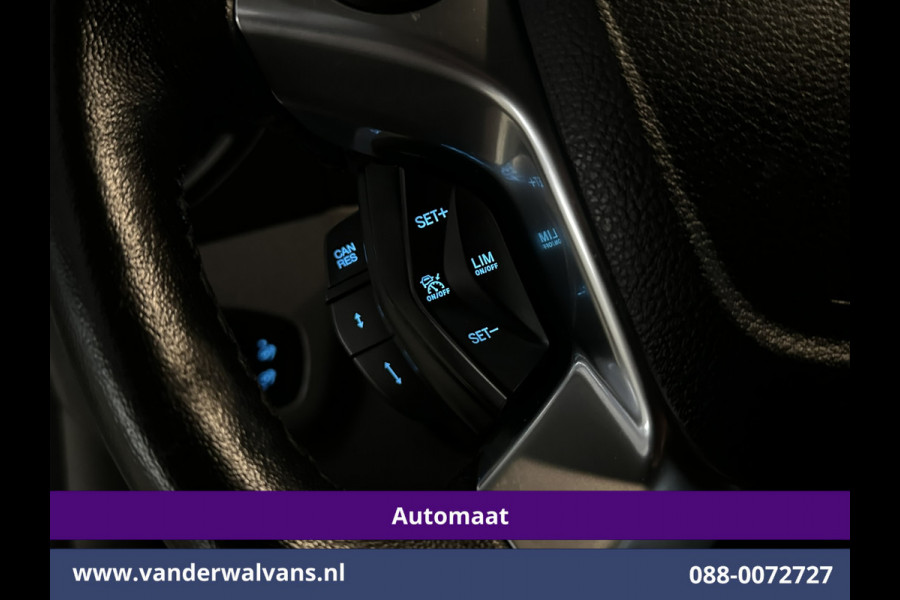 Ford Transit Connect 1.5 EcoBlue 120pk Automaat L2H1 Inrichting Euro6 Airco | 2x Zijdeur | 3-Zits | Camera | Navigatie | Cruisecontrol Apple Carplay, Android Auto, Stoelverwarming, Verwarmde voorruit, Parkeersensoren, Bijrijdersbank