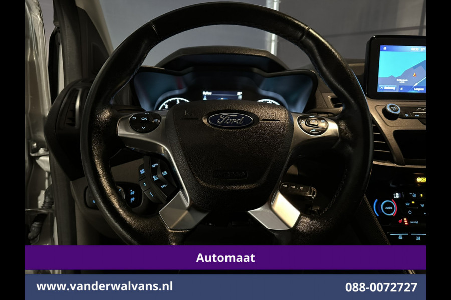 Ford Transit Connect 1.5 EcoBlue 120pk Automaat L2H1 Inrichting Euro6 Airco | 2x Zijdeur | 3-Zits | Camera | Navigatie | Cruisecontrol Apple Carplay, Android Auto, Stoelverwarming, Verwarmde voorruit, Parkeersensoren, Bijrijdersbank