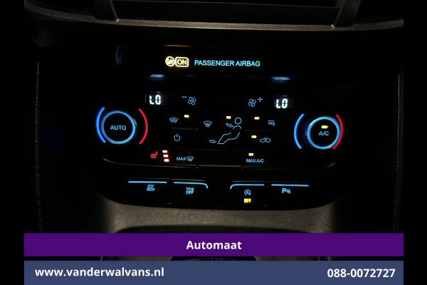 Ford Transit Connect 1.5 EcoBlue 120pk Automaat L2H1 Inrichting Euro6 Airco | 2x Zijdeur | 3-Zits | Camera | Navigatie | Cruisecontrol Apple Carplay, Android Auto, Stoelverwarming, Verwarmde voorruit, Parkeersensoren, Bijrijdersbank