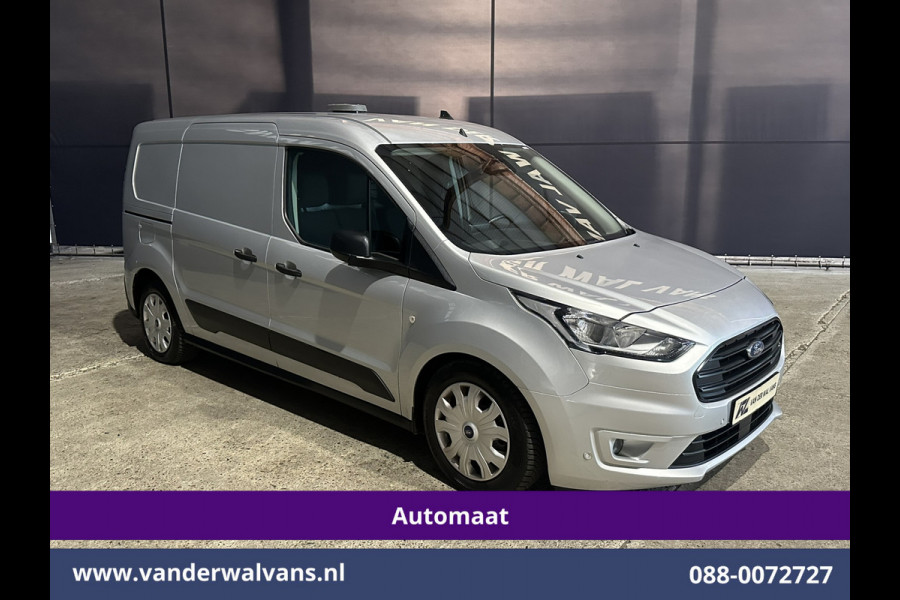 Ford Transit Connect 1.5 EcoBlue 120pk Automaat L2H1 Inrichting Euro6 Airco | 2x Zijdeur | 3-Zits | Camera | Navigatie | Cruisecontrol Apple Carplay, Android Auto, Stoelverwarming, Verwarmde voorruit, Parkeersensoren, Bijrijdersbank