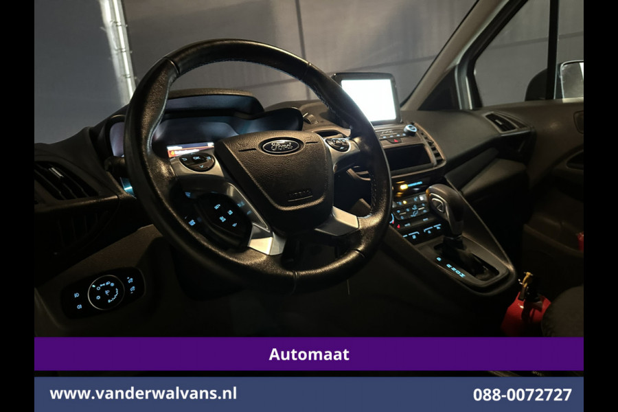 Ford Transit Connect 1.5 EcoBlue 120pk Automaat L2H1 Inrichting Euro6 Airco | 2x Zijdeur | 3-Zits | Camera | Navigatie | Cruisecontrol Apple Carplay, Android Auto, Stoelverwarming, Verwarmde voorruit, Parkeersensoren, Bijrijdersbank